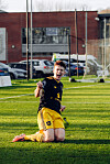 Rafe McCormack feirer sitt første U18-mål, borte mot Stoke, 13. desember 2025.
