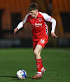Ethan Ennis i aksjon for Fleetwood Town, 9. januar 2026.