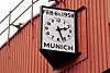 München-klokka utenfor Old Trafford i forbindelse med München-markeringen 6. februar 2026.