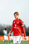Jim Thwaites i aksjon for U18-laget, 6. desember 2025.