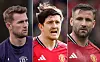 Matthijs de Ligt, Harry Maguire og Luke Shaw