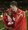 Patrice Evra og Michael Carrick