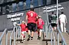 United-fans på Strawberry Arena.