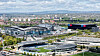 Etihad Stadium og Joie Stadium (Academy Stadium), aerial view, 19. april 2026.