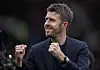 Michael Carrick som feirer etter seieren mot Liverpool, 3. mai 2026.