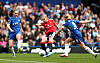 Hanna Lundkvist skyter mot Chelsea Women, 16. mai 2026.