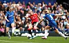 Hanna Lundkvist skyter mot Chelsea Women, 16. mai 2026.