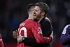 Carrick klemmer Sesko etter seiersmålet mot Fulham.