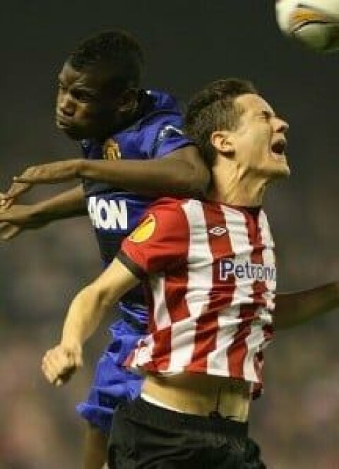 POGBA MOT HERRERA: Duell i Europa League-kamp i 2012. pogbaherr
