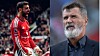 Montasje: Bruno-jubel over tangering av assistrekord + Roy Keane som ser litt morsk ut.