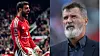 Montasje: Bruno-jubel over tangering av assistrekord + Roy Keane som ser litt morsk ut.