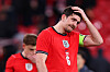 Skuffet Harry Maguire i England-drakt.