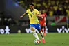 Matheus Cunha med ballen for landslaget, Brasil-Panama, 31. mai 2026.
