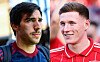 Sandro Tonali og Elliot Anderson