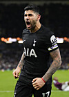 Cristian Romero jubler for Tottenham-scoring, 24. januar 2026.