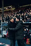 Oliver Glasner og Rúben Amorim før Crystal Palace 1-2 Manchester United, 30. november 2025.