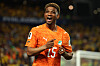 Amad Diallo etter å ha scoret for Elfenbenskysten mot Ecuador i VM 2026, 14. juni 2026.