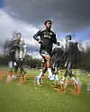 Andrey Santos på Chelsea-trening.
