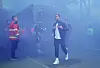 Youri Tielemans før kamp for Villa.