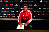 Andrey Santos signerer for Manchester United, 13. juli 2026.