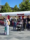 Supporterklubben på Trondheim Torg.