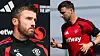 Montasje: Michael Carrick-pressekonferanse og Mason Mount på trening, august 2026.
