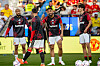 Noussair Mazraoui, Bruno Fernandes, Matheus Cunha og Daniel Armer