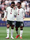 Matheus Cunha og Bruno Fernandes
