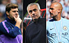 Mauricio Pochettino, Jose Mourinho og Pep Guardiola