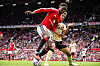Kobbie Mainoo holder unna Daizen Maeda under United 5-2 Ipswich, 30. august 2026.