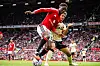 Kobbie Mainoo holder unna Daizen Maeda under United 5-2 Ipswich, 30. august 2026.