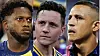 Montasje: Fred, Ander Herrera og Alexis Sánchez, 2025 og 2026.