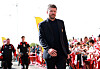 Michael Carrick ankommer Old Trafford før Manchester-derbyet mot City, 13. september 2026.