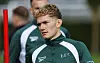 Jacob Devaney på trening for Hibernian, 11. september 2026.
