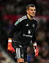Karl Darlow under debuten mot Brighton, 16. september 2026.