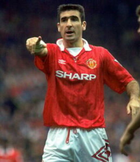 KONGEN: Eric Cantona var svært sentral i Uniteds dominans i Premier league på 1990-tallet.