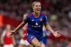 Julia Zigiotti Olme jubler for 1-0-målet i bortekampen mot Arsenal Women, 19. september 2026.