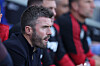 Michael Carrick på benken i forbindelse med bortekampen mot Fulham, 20. september 2026.