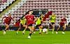 Maya Le Tissier scorer på straffespark i 10-1-seieren mot Sheffield United, 23. september 2026.
