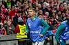 Cristiano Ronaldo varmer opp i Oslo, 27. september 2026.