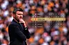 Michael Carrick tankefull med Premier League-tabellen innfelt.