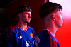 Tyler Fletcher og Rafe McCormack (?) i spillertunnelen, 13. oktober 2026.