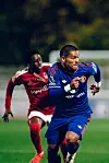 Diego León i aksjon for U21-laget mot Nottingham Forest, 16. oktober 2026.