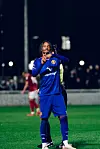 Samuel Lusale feirer 2-1-målet borte mot U21-laget til Nottingham Forest, 16. oktober 2026.