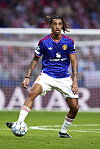 Leny Yoro mot Atletico Madrid.