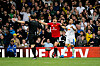 Harry Maguire roper på dommeren mot Leeds.