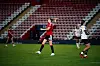 Ellen Wangerheim feirer sitt første Manchester United-mål, 1-0 målet mot Burnley Women, 28. oktober 2026.