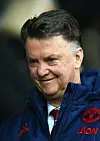Louis van Gaal under tapet mot West Bromwich.