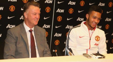 VAN GAAL: Hentet Memphis Depay.