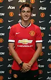 MANCHESTER, ENGLAND - JULY 11: (EXCLUSIVE COVERAGE) Matteo Darmian of Manchester United poses after signing for the club at Aon Training Complex on July 11, 2015 in Manchester, England. (Photo by John Peters/Man Utd via Getty Images)